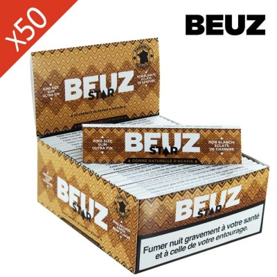 Papel de liar Beuz Star Slim Sin Blanquear Papel de liar Beuz Star Slim Sin Blanquear