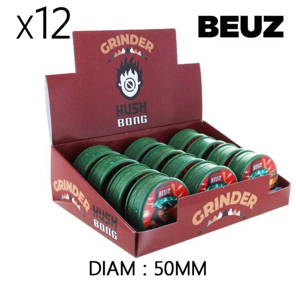 Umweltfreundliche Box mit 12 Hanf-Grinder von Dj Beuz