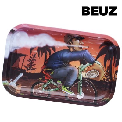 Large Rolling Tray Beuz Bike Print Large Rolling Tray Beuz Bike Print