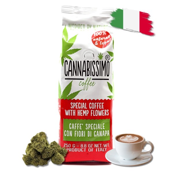 Caffè di fiori di canapa - macinato | CANNABISSIMO