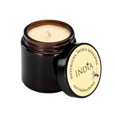 Vela de cáñamo citronela clavo pachulí | INDIA