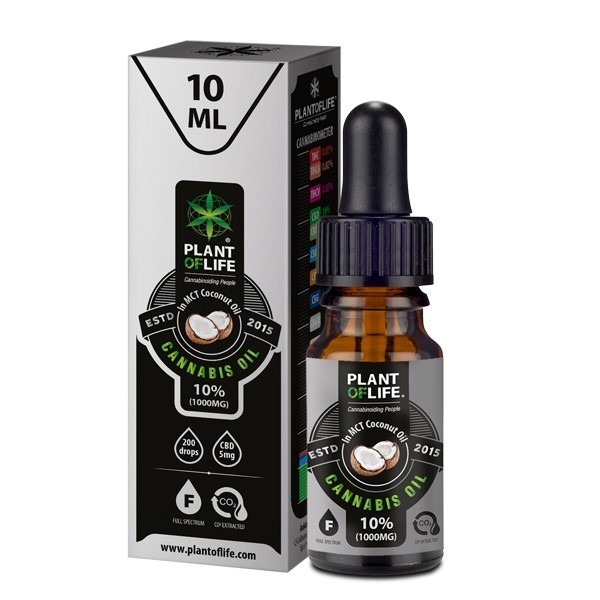 CBD-Öl 10% Full Spectrum Kokos | PLANT OF LIFE