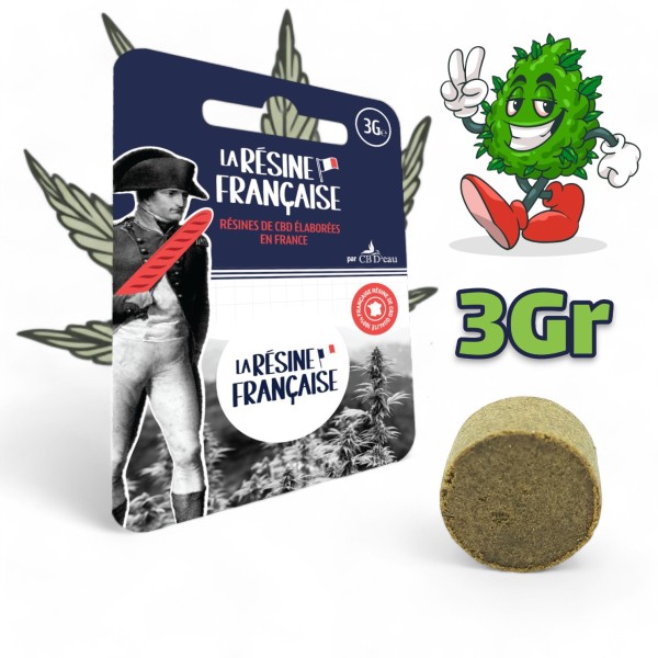 French CBD Resin Amnesia Sparkling 3g - CBD - CBN - 10-OH-HHC