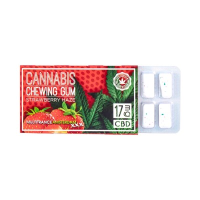Chiclete CBD sabor morango | MULTITRANCE Chiclete CBD sabor morango | MULTITRANCE