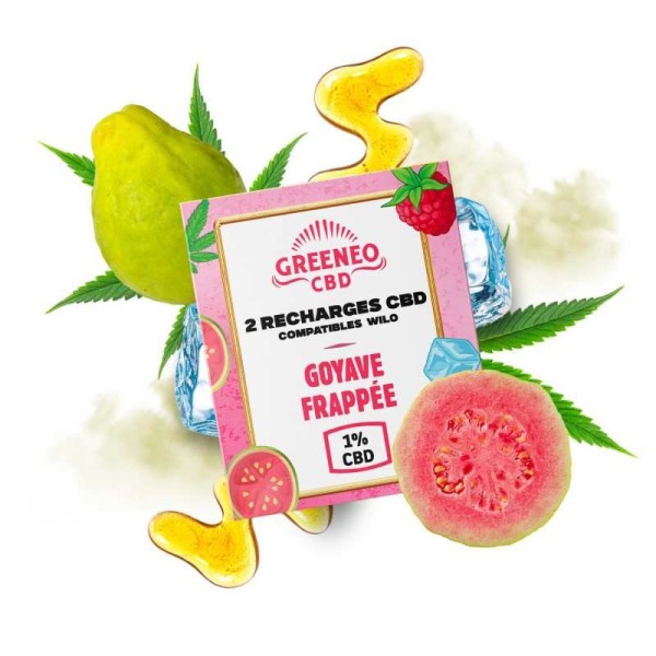 Cartuchos CBD GUAYABA HELADA - 2 uds | GREENEO