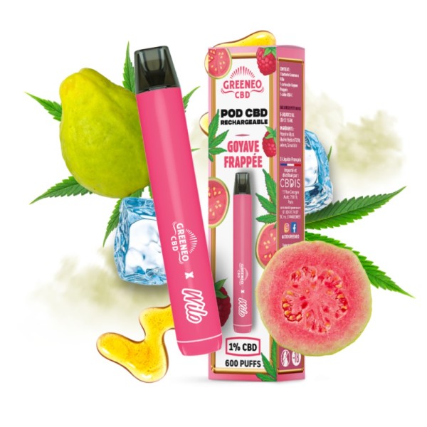 Pod CBD Recargable Guayaba Batida | GREENEO