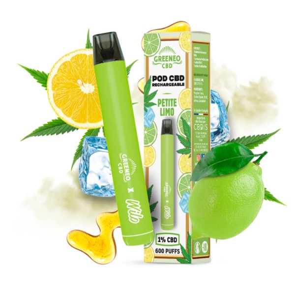 Pod CBD Recarregável Petite Limo | GREENEO