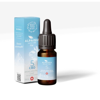 Olio CBD 5% a spettro ampio per gatti | ALPAISIA Olio CBD 5% a spettro ampio per gatti | ALPAISIA