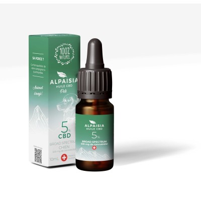 Olio CBD 5% broad spectrum per cani | ALPAISIA Olio CBD 5% broad spectrum per cani | ALPAISIA