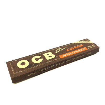 Slim lange ungebleichte Blättchen & Filter x 32 | OCB Slim lange ungebleichte Blättchen & Filter x 32 | OCB