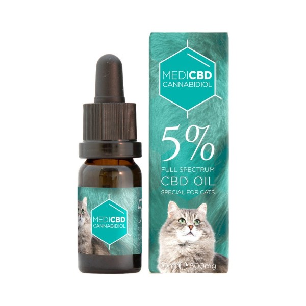 Olio di CBD 5% full spectrum per gatti | MEDICBD