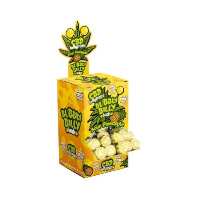 CBD-Lutscher Saure Ananas - 100 Stück | BUBBLY BILLY CBD-Lutscher Saure Ananas - 100 Stück | BUBBLY BILLY