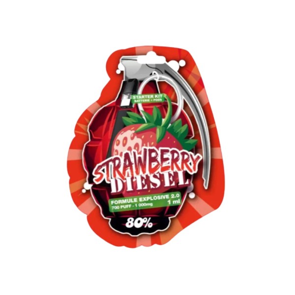 Pod 10-OH-HHC Fragola Diesel 80% 1ml