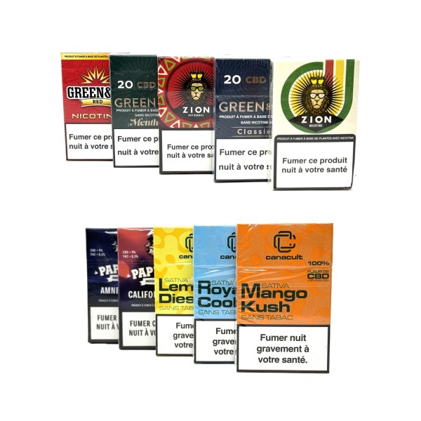 Pacote Descoberta 10 Cigarros CBD Premium