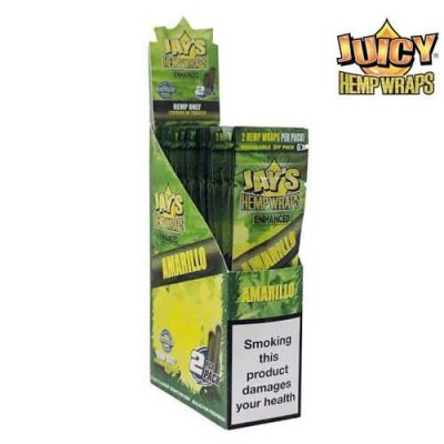 Blunt de cânhamo Amarelo Caixa com 25 pacotes | JUICY JAY'S Blunt de cânhamo Amarelo Caixa com 25 pacotes | JUICY JAY'S