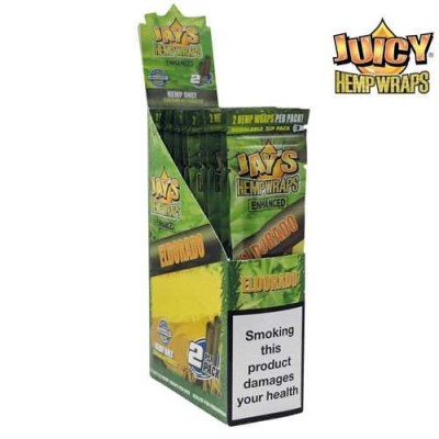 Blunt de cânhamo Eldorado Caixa com 25 pacotes | JUICY JAY'S Blunt de cânhamo Eldorado Caixa com 25 pacotes | JUICY JAY'S
