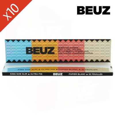 Conjunto de 10 Cadernos de Folhas para Enrolar Brancas Slim BEUZ Conjunto de 10 Cadernos de Folhas para Enrolar Brancas Slim BEUZ