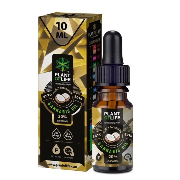 Aceite de CBD 20% espectro completo coco | PLANT OF LIFE