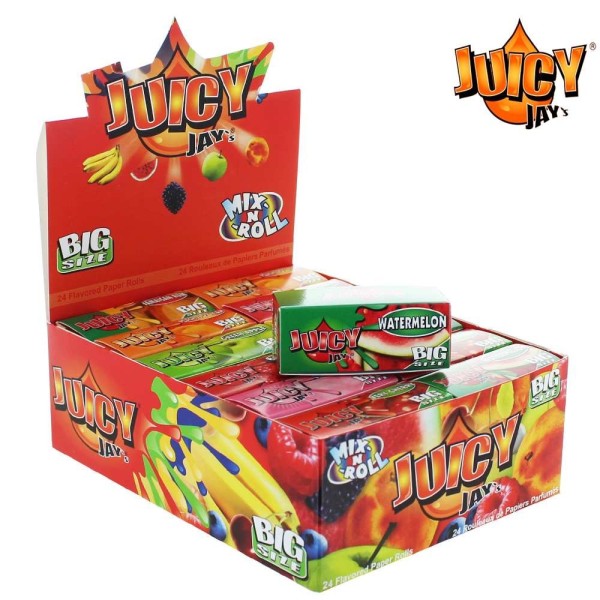 Parfümierte Rollenblätter 24 Rollen JUICY JAY'S