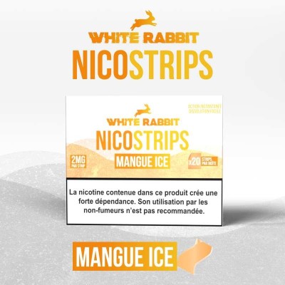 Nicostrips Coelho Branco Manga Gelada 2mg