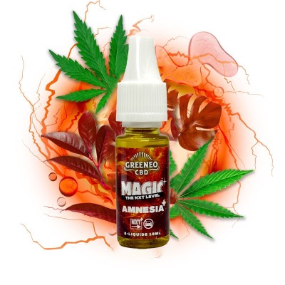 CBD Magic Amnesia NXT+ Red E-liquid 10ml | GREENEO CBD Magic Amnesia NXT+ Red E-liquid 10ml | GREENEO
