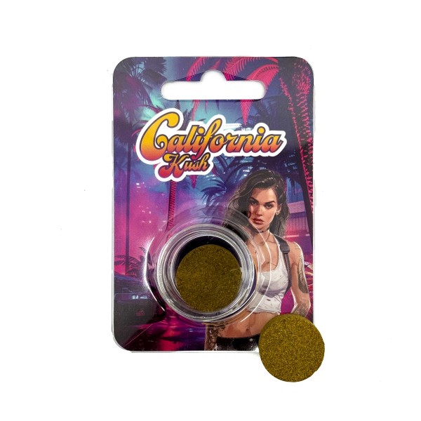 Hash 20% CBD Amarelo Efervescente Amnesia - California Kush 3g