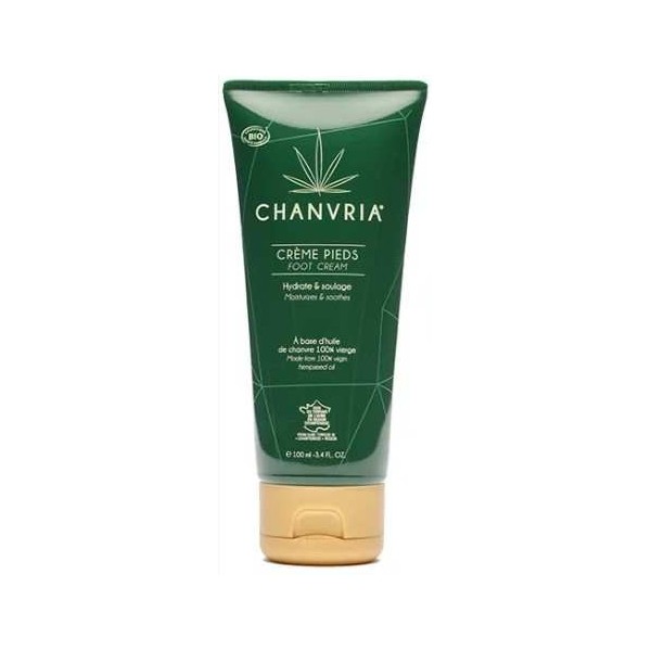 Crema para pies con aceite de cáñamo orgánico | CHANVRIA