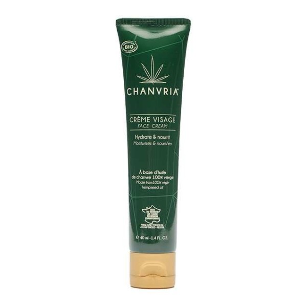 Creme facial de óleo de cânhamo orgânico | CHANVRIA