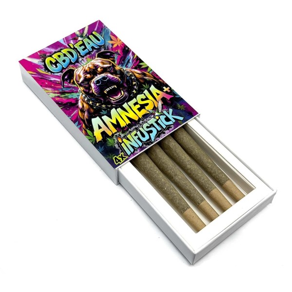 Infustick CBD Amnesia 7% - Set di 4 stick