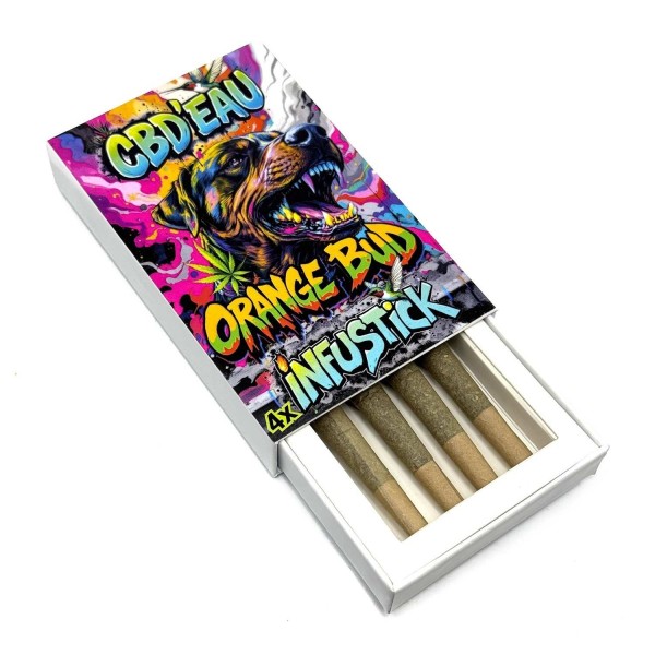 Lote de 4 Infustick CBD 7% Orange Bud | CBD'EAU