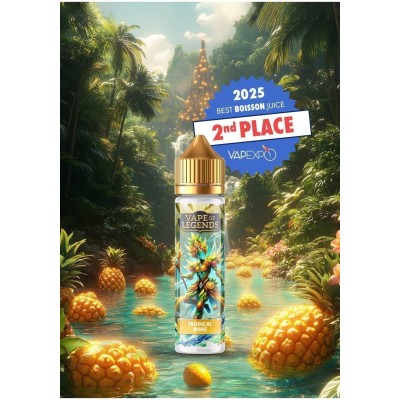Paraíso de Ondas Tropicais - E-líquido Premiado Vape Of Legends Paraíso de Ondas Tropicais - E-líquido Premiado Vape Of Legends