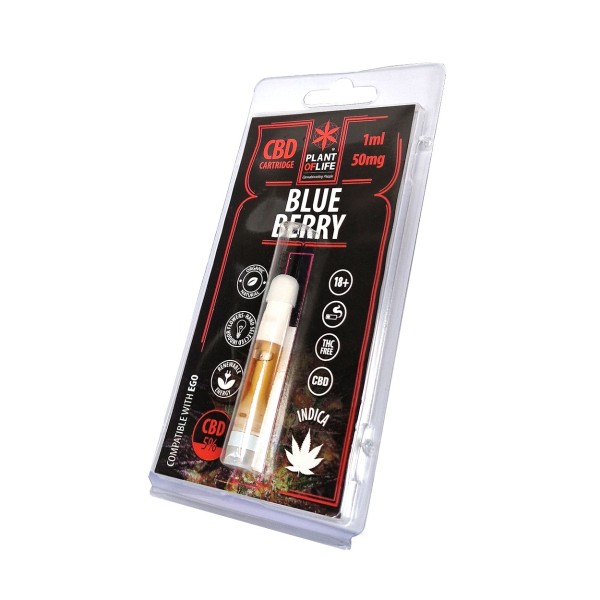 CBD Blueberry E-liquid Cartridge | PLANT OF LIFE Nicotine-Free