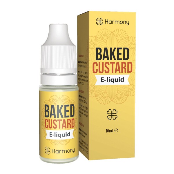 E-líquido CBD Baked Custard Harmony sem nicotina