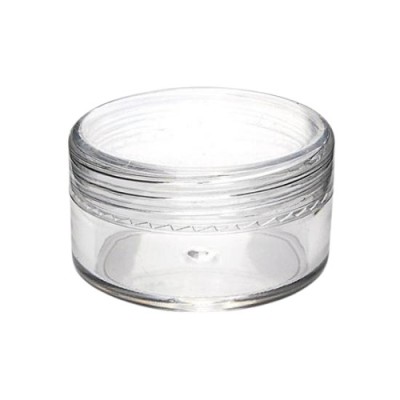 Pote transparente com tampa de rosca 7ml - 50 unidades Pote transparente com tampa de rosca 7ml - 50 unidades