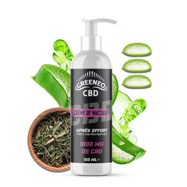 Crema da massaggio CBD post-sforzo | GREENEO