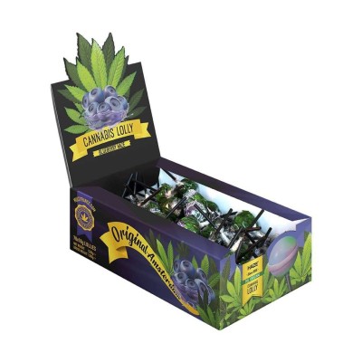 Cannabis Blueberry Lollipop - 70 pcs | MULTITRANCE Cannabis Blueberry Lollipop - 70 pcs | MULTITRANCE