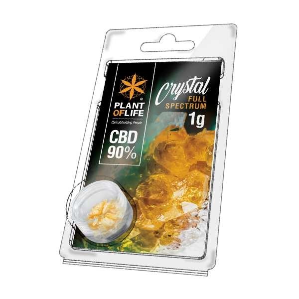 Cristais de CBD 90% espectro completo 1g | PLANT OF LIFE