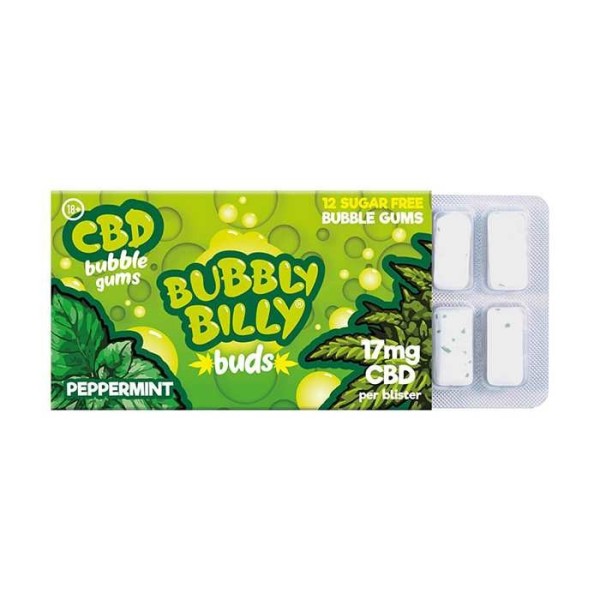 Chiclete CBD menta | BUBBLY BILLY