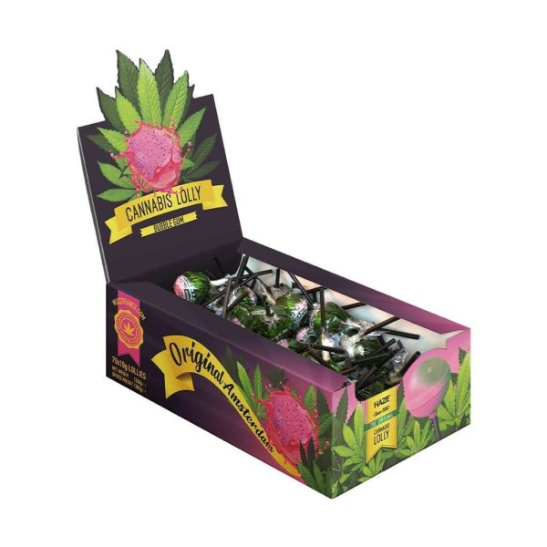 Chupa-chupa cannabis bubblegum - 70 unidades | MULTITRANCE
