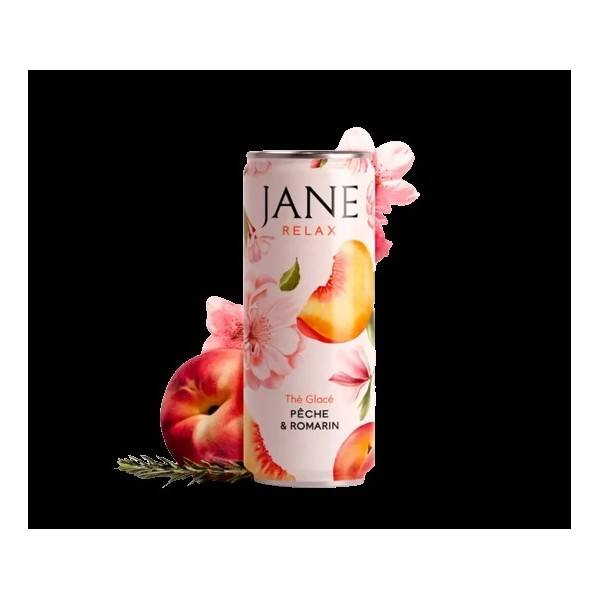 Bio-CBD-Tee Pfirsich-Rosmarin | JANE