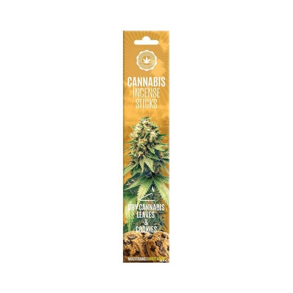 Incenso Dry Cannabis Cookies Multitrance - 15 bastoncini