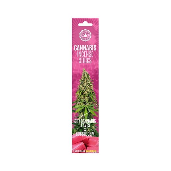 Varillas de incienso con aroma a cannabis Bubblegum