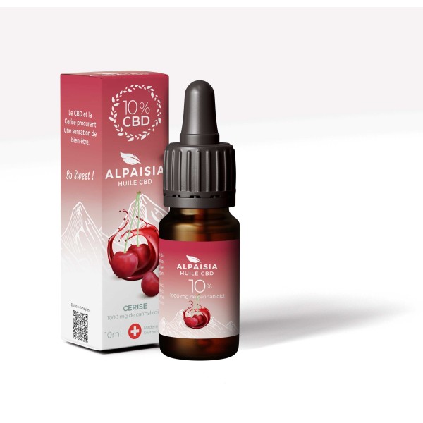 Óleo de CBD 10% broad spectrum sabor cereja | ALPAISIA
