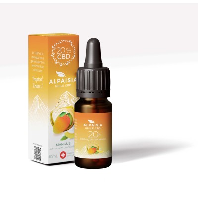 Olio CBD 20% a spettro ampio al gusto di mango | ALPAISIA Olio CBD 20% a spettro ampio al gusto di mango | ALPAISIA