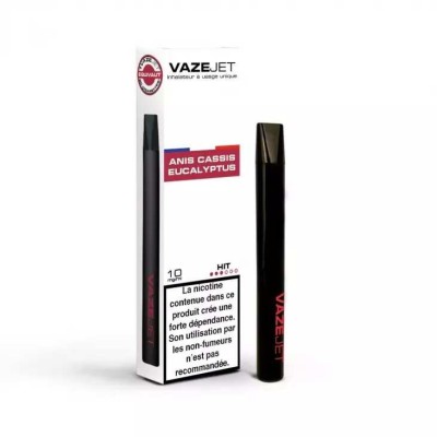 Disposable Vazejet puff with anise, blackcurrant, and eucalyptus flavor containing nicotine Disposable Vazejet puff with anise, blackcurrant, and eucalyptus flavor containing nicotine