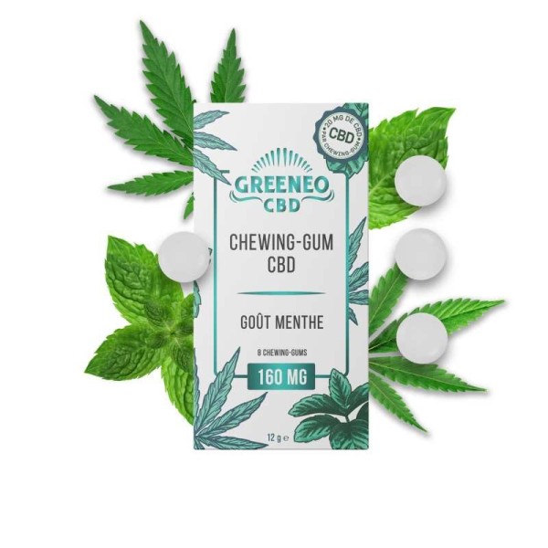 Chicle CBD menta | GREENEO