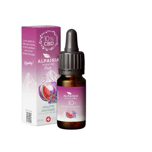 CBD-Öl 10% Broad Spectrum Violette Wassermelone | ALPAISIA
