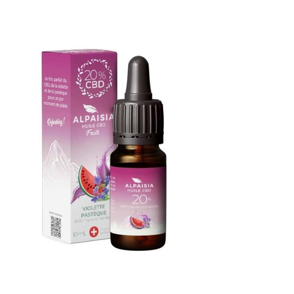 CBD-Öl 20% Broad Spectrum Violett Wassermelone | ALPAISIA