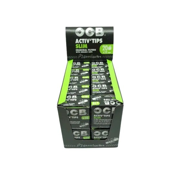 Aktivkohle-Slimfilter x 10 - 20er Pack | OCB
