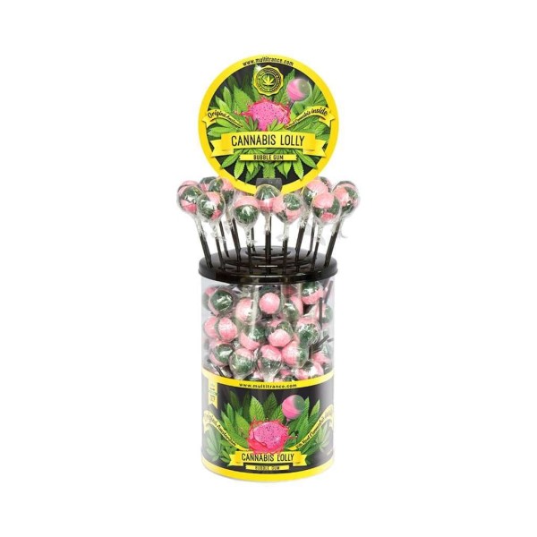 Lecca lecca cannabis bubblegum - 100 pz | MULTITRANCE